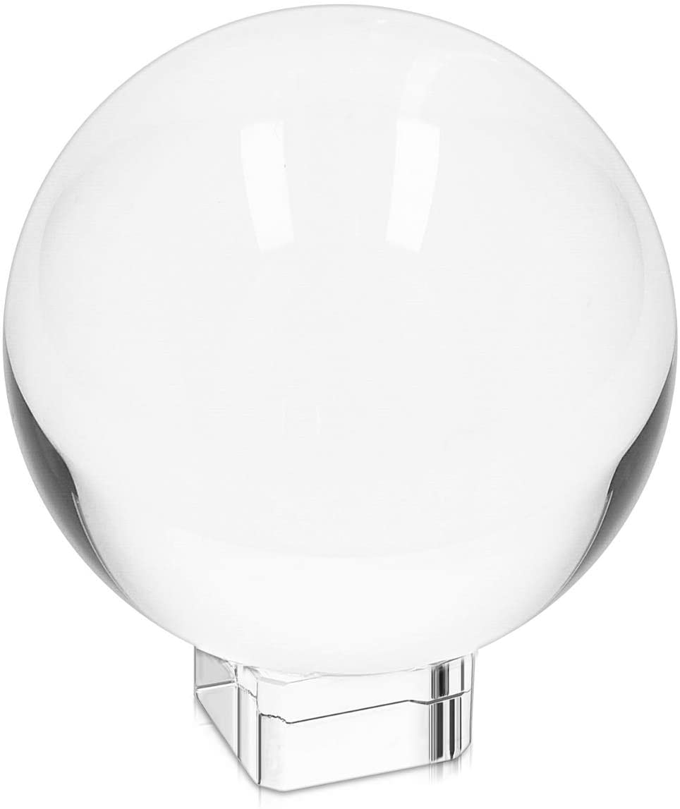 Navaris Glass Photo Ball Κρυστάλλινη Σφαίρα - 130mm - Clear - 45357.27