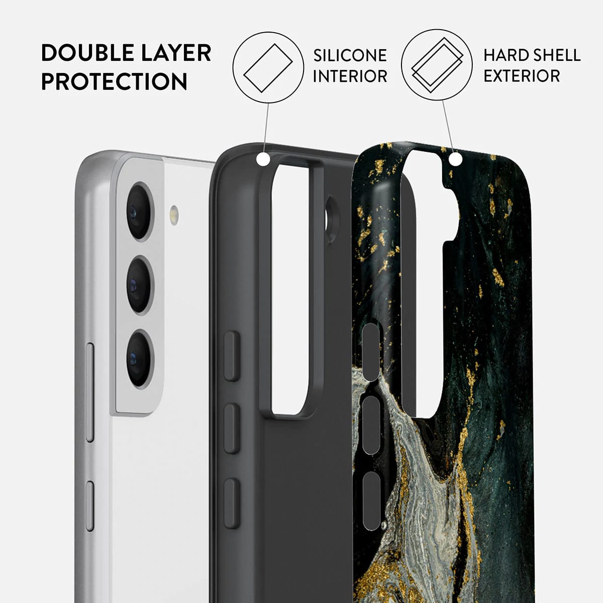 Burga Samsung Galaxy S22 Plus Fashion Tough Σκληρή Θήκη - Northern Lights