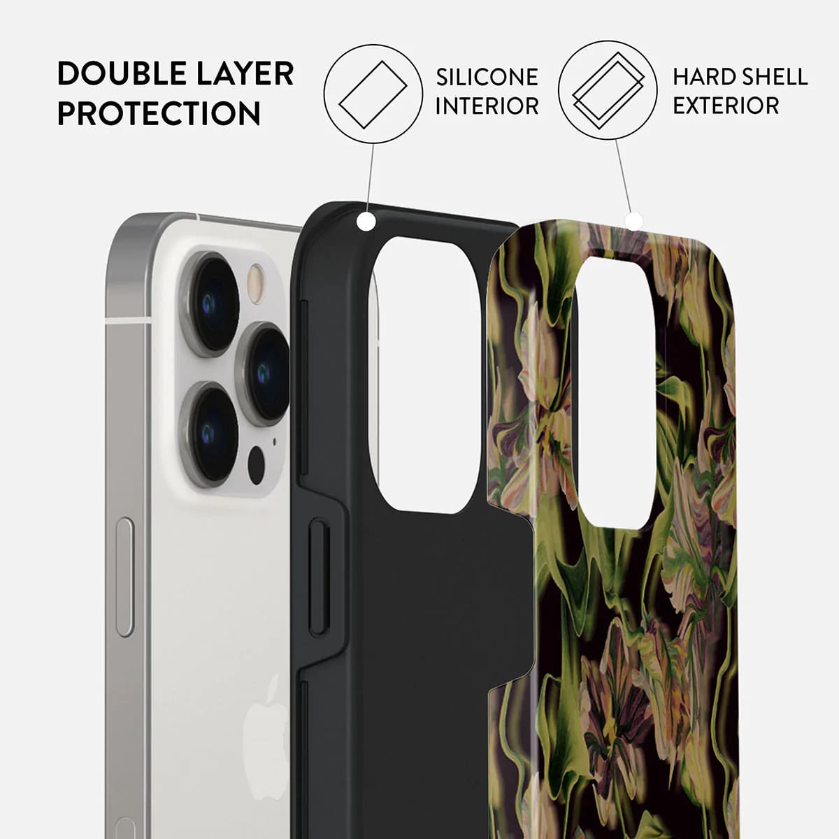 Burga iPhone 14 Pro Fashion Tough Σκληρή Θήκη - Subtropical