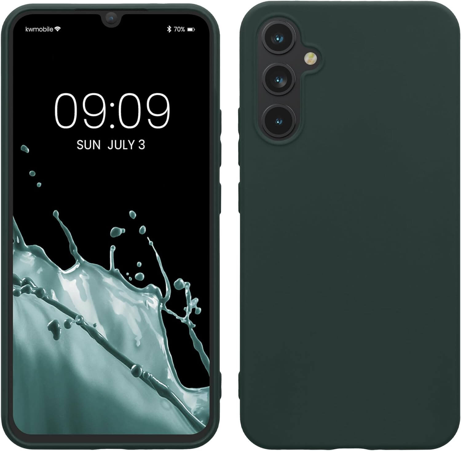 KW Samsung Galaxy A34 5G Θήκη Σιλικόνης TPU - Moss Green - 60809.169