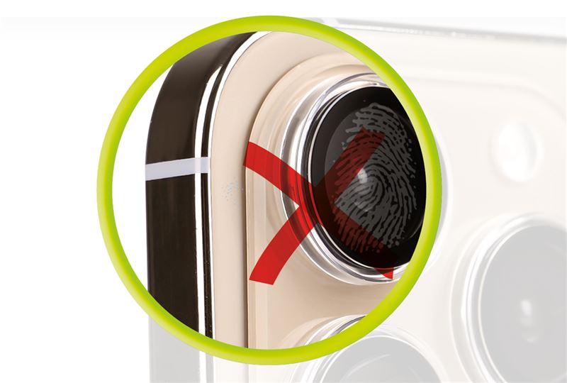 Mobile Origin Easy Lens Guards iPhone 14 Pro / iPhone 14 Pro Max - Προστασία Κάμερας - Αντιχαρακτικό Γυαλί - Διάφανο