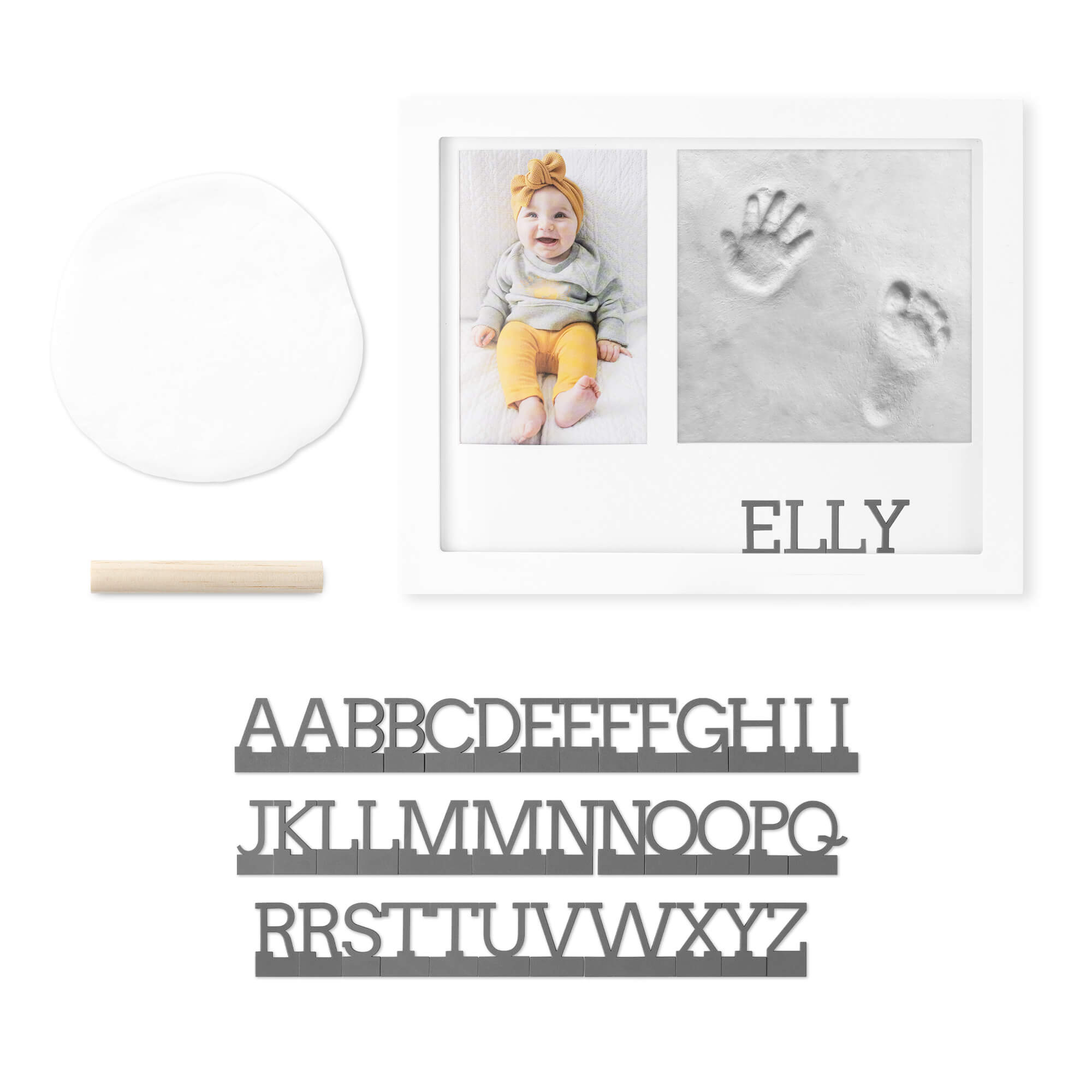 Navaris Κορνίζα για Φωτογραφία και Αποτύπωμα Μωρού - White - 56388.01