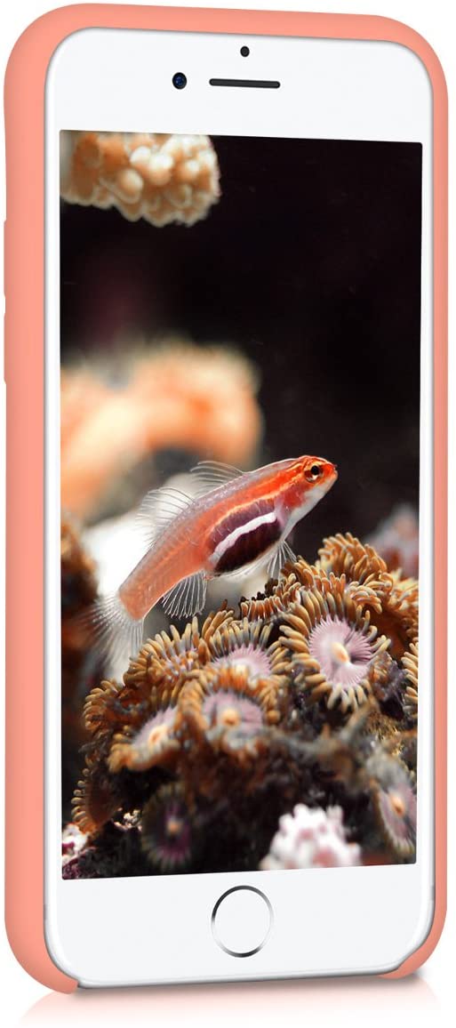 KW iPhone SE 2022 / SE 2020 / 7 / 8 Θήκη Σιλικόνης Rubber TPU - Coral - 40225.76