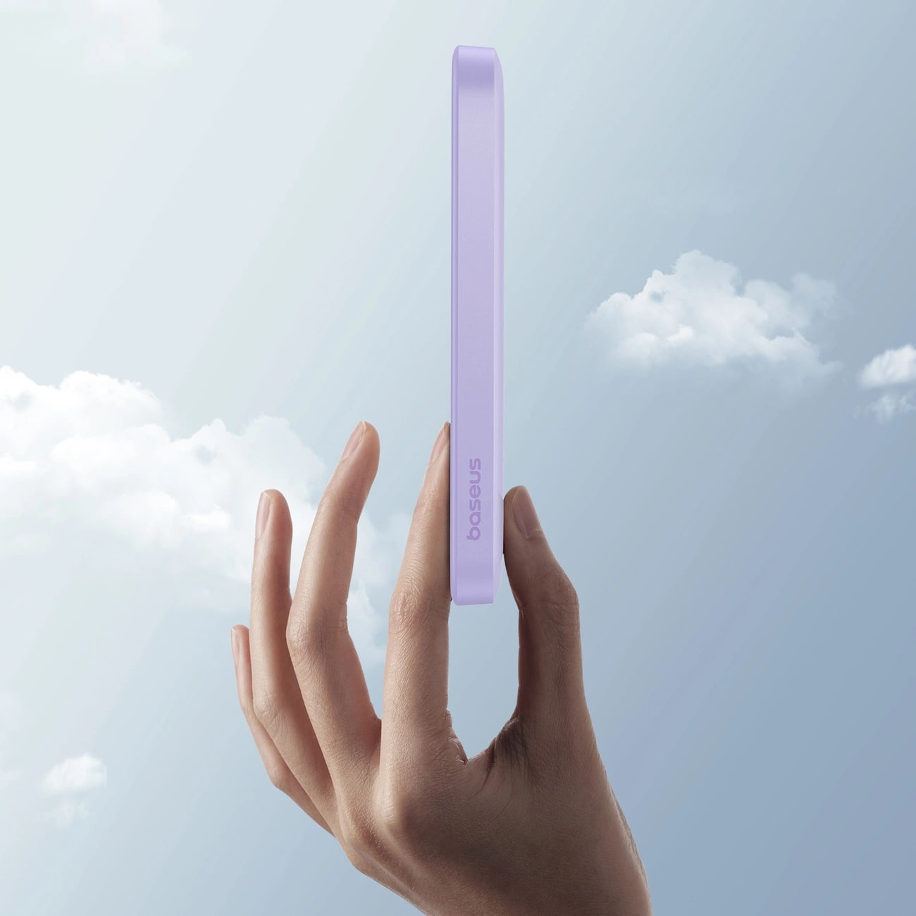 Baseus Magnetic Mini Ασύρματο MagSafe PowerBank 5000mAh 20W με Καλώδιο Type-C to Type-C - Purple - P10022107513-00