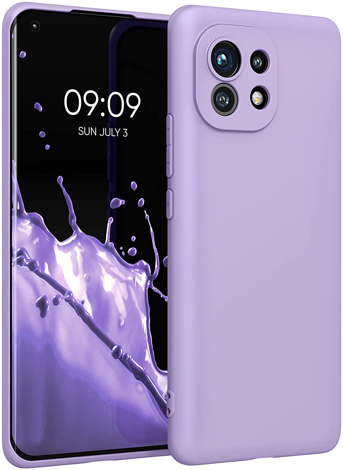 KW Xiaomi Mi 11 Θήκη Σιλικόνης TPU - Violet Purple - 54188.222