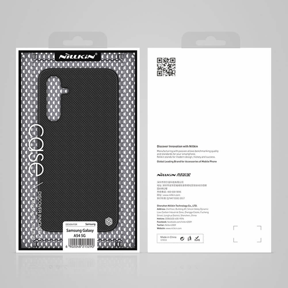 Nillkin Samsung Galaxy A54 5G Textured Case Σκληρή Θήκη με Πλαίσιο Σιλικόνης - Black