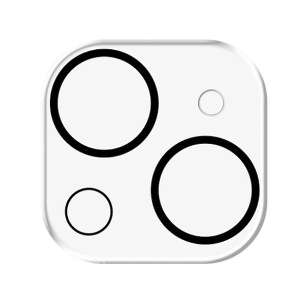 3MK iPhone 15 / iPhone 15 Plus Lens Pro Full Cover 9H Αντιχαρακτικό Γυαλί για την Κάμερα - Διάφανο