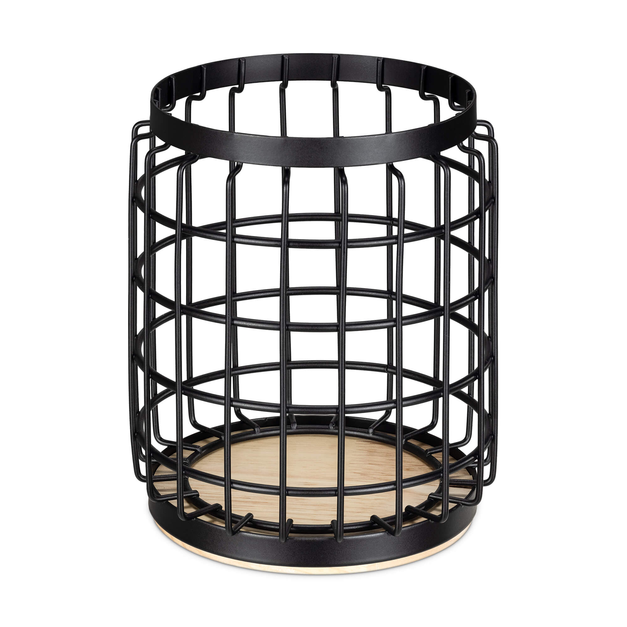 Navaris Σιδερένια Θήκη για Μαγειρικά Σκεύη - Black - 56670.01