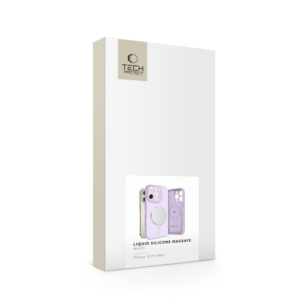 Tech-Protect iPhone 16 Pro Max Liquid Silicone - MagSafe Θήκη Σιλικόνης TPU - Mauve