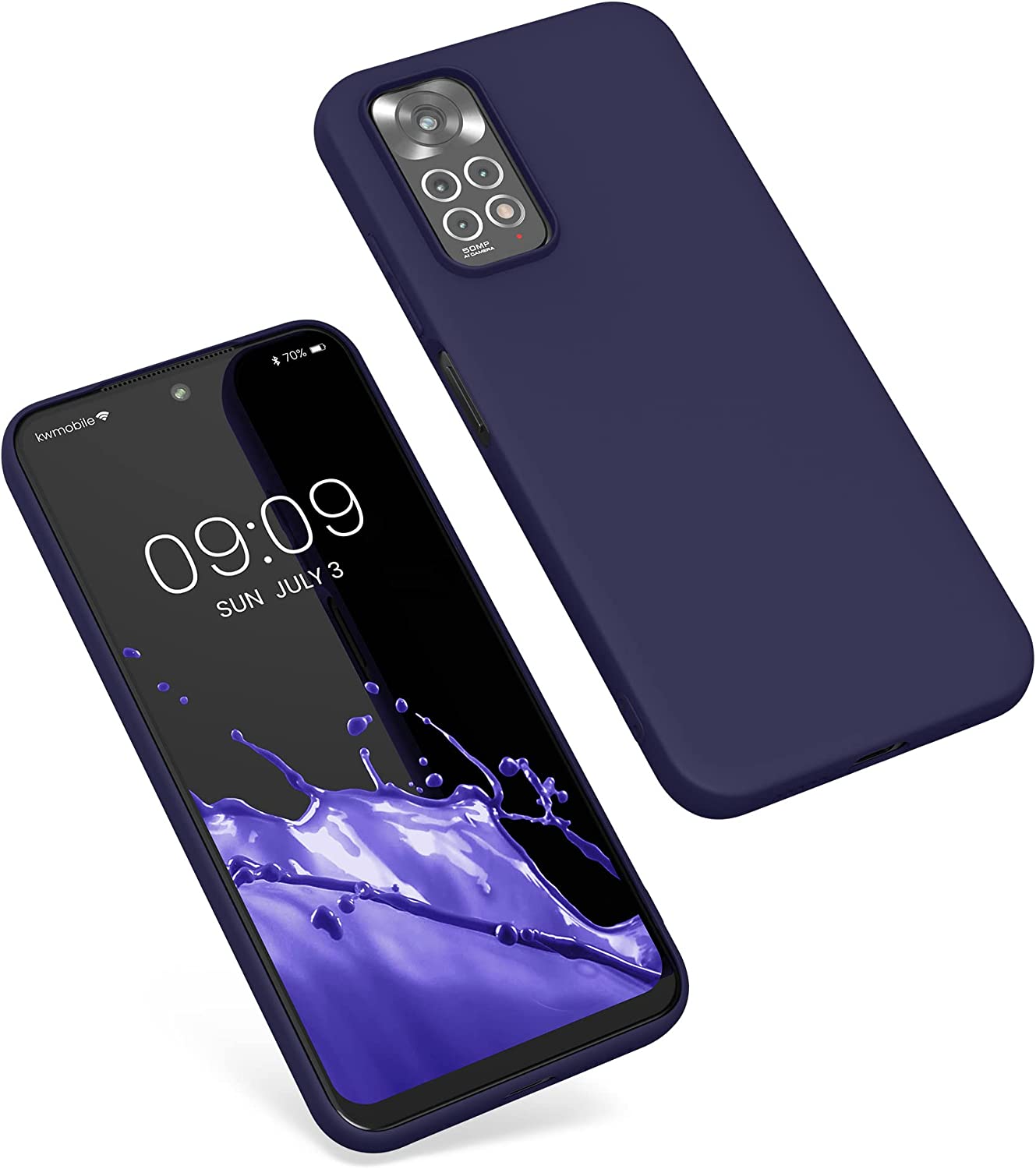 KW Xiaomi Redmi Note 11 / Redmi Note 11S Θήκη Σιλικόνης TPU - Deep Ocean - 57368.182