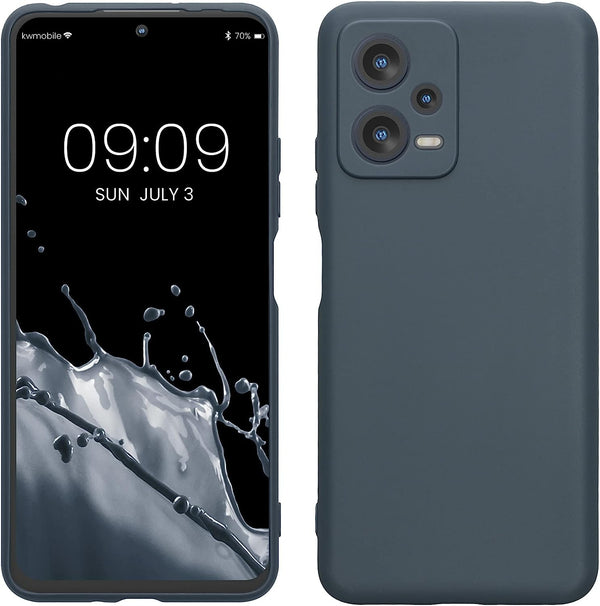 KW Xiaomi Redmi Note 12 5G / Poco X5 5G Θήκη Σιλικόνης TPU - Dark Slate - 60887.202