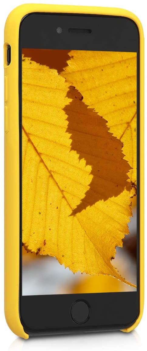 KW iPhone SE 2022 / SE 2020 / 7 / 8 Θήκη Σιλικόνης Rubber TPU - Vibrant Yellow - 40225.165