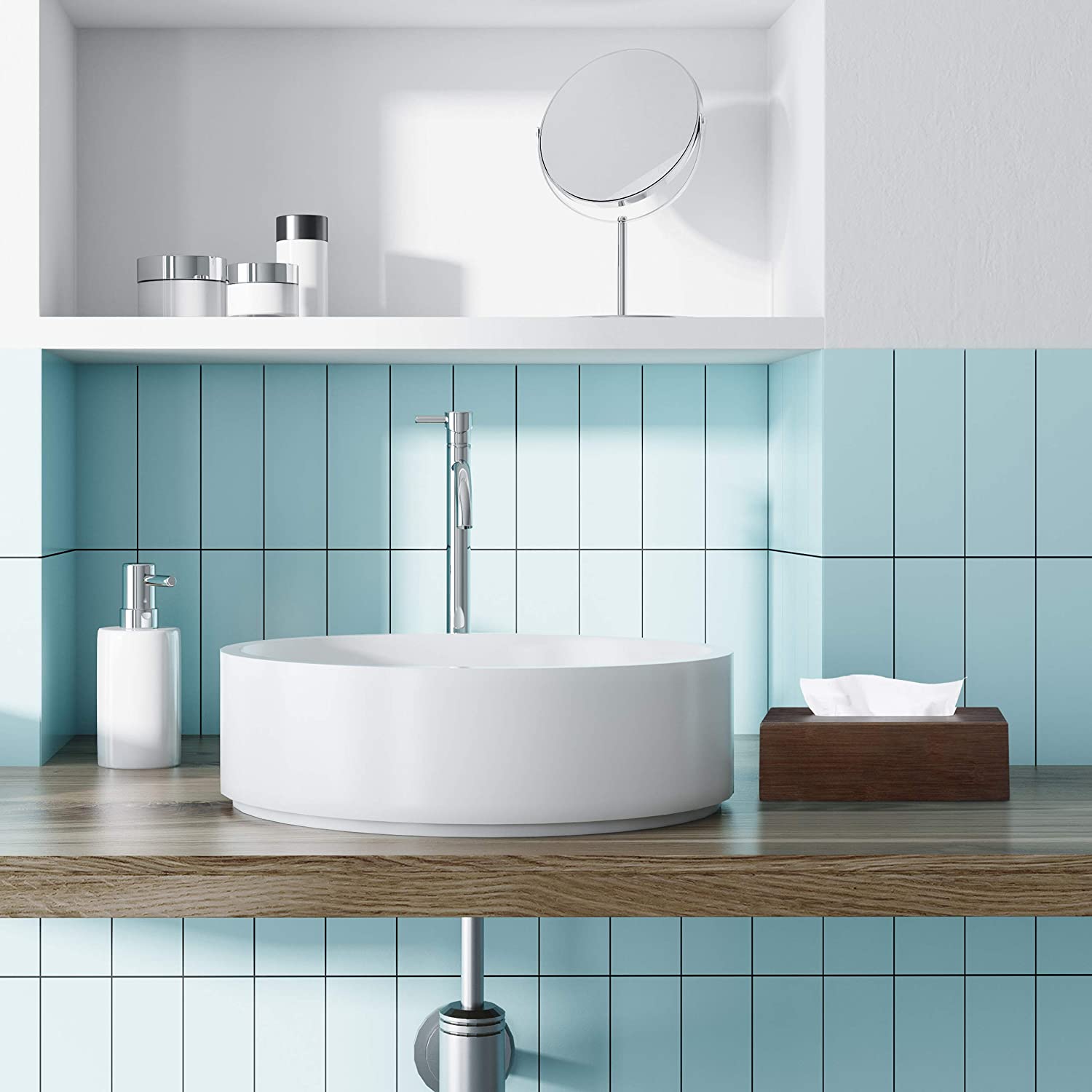 Relaxdays Ξύλινο Κουτί Αποθήκευσης για Χαρτομάντηλα - Dark Brown - 4052025232535