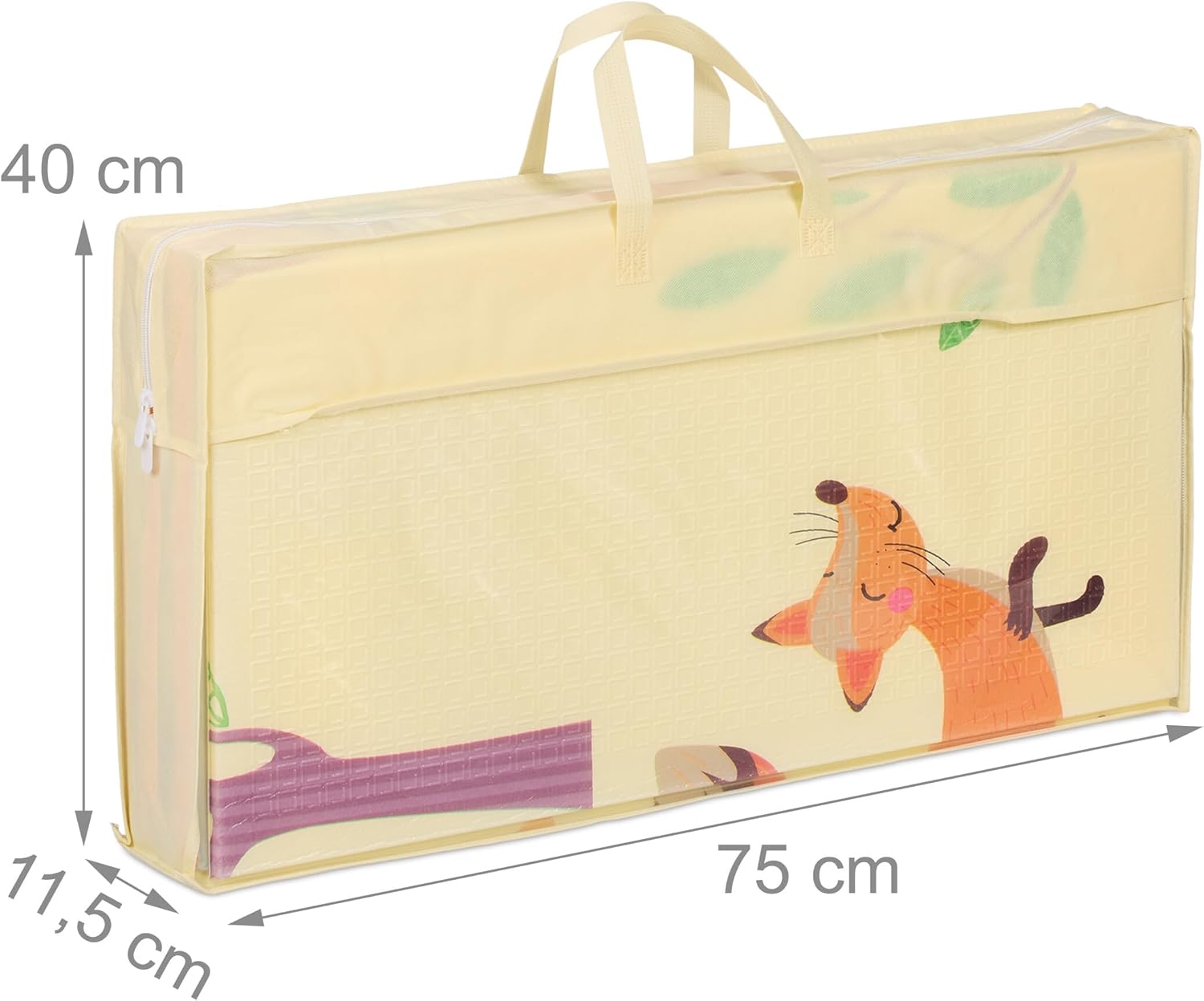 Relaxdays Αναδιπλούμενο Χαλάκι Δραστηριοτήτων Διπλής Όψης για Μωρά - Multicolor - 4052025502683