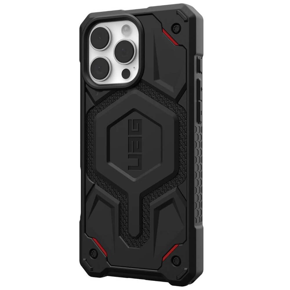 UAG iPhone 16 Pro Max Monarch Pro Kevlar Series Σκληρή Θήκη με MagSafe - Kevlar Black