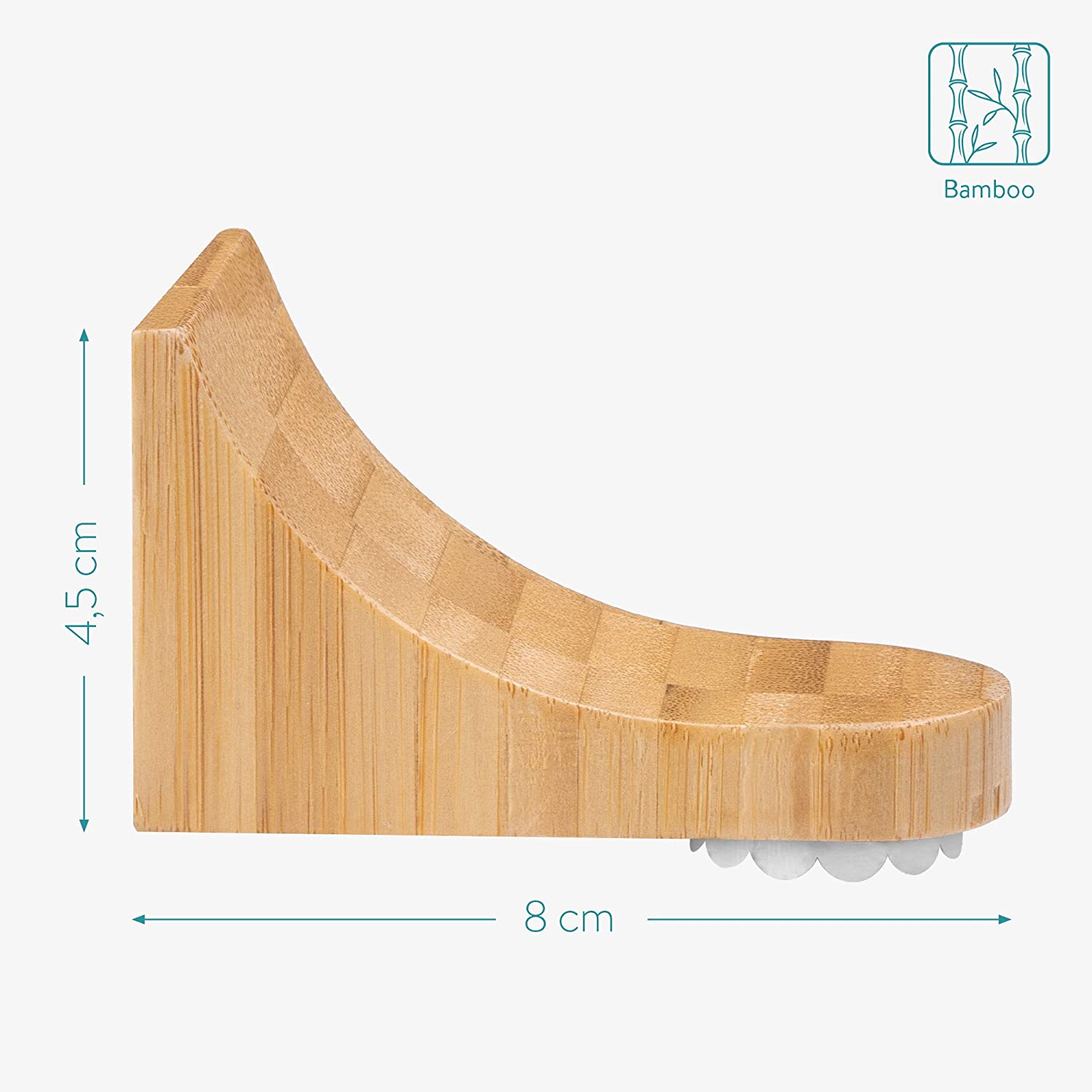 Navaris Σετ με 2 Μαγνητικές Βάσεις Τοίχου για Σαπούνι - Bamboo - 52625.05