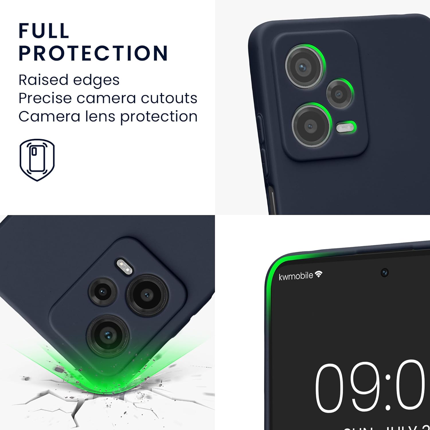 KW Xiaomi Redmi Note 12 Pro 5G Θήκη Σιλικόνης TPU - Deep Ocean