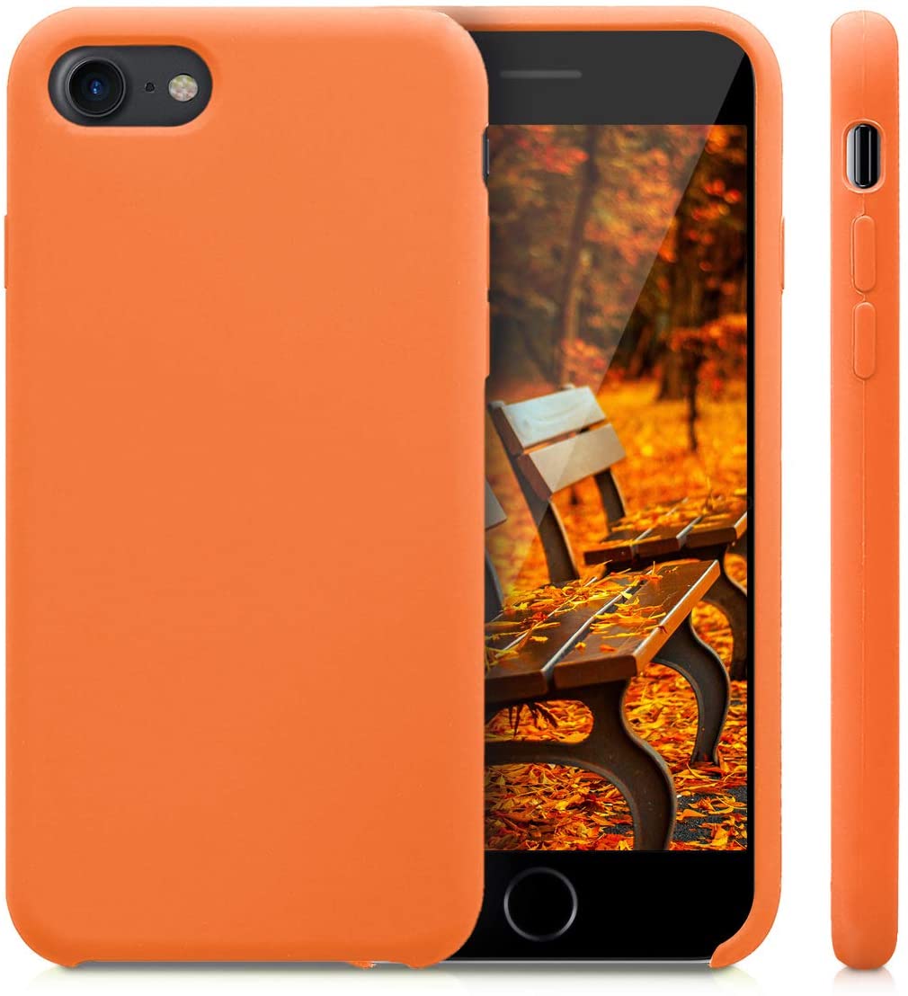KW iPhone SE 2022 / SE 2020 / 7 / 8 Θήκη Σιλικόνης Rubber TPU - Cosmic Orange - 40225.150