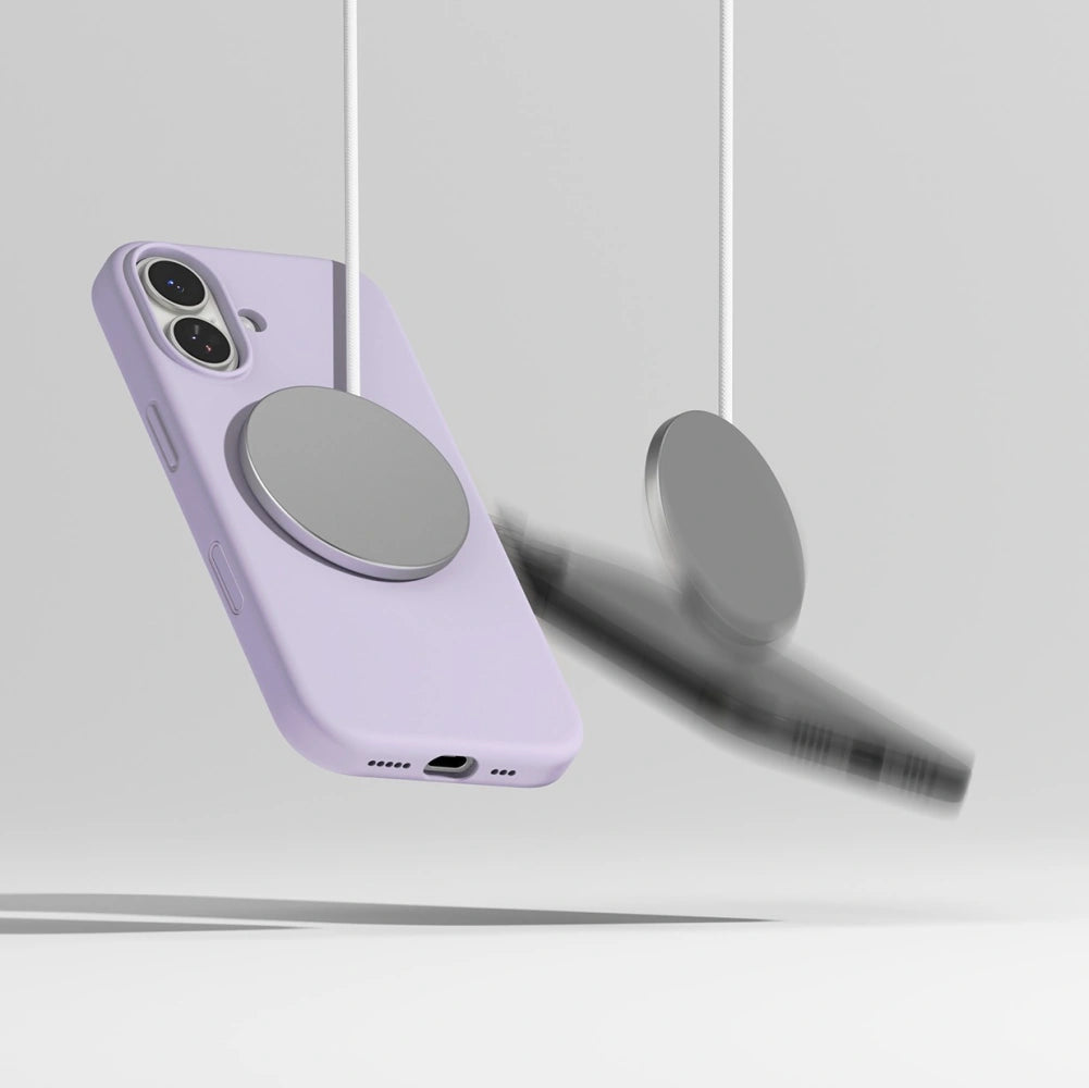 Ringke iPhone 17 - Silicone Magnetic MagSafe - Θήκη Σιλικόνης με MagSafe - Light Purple