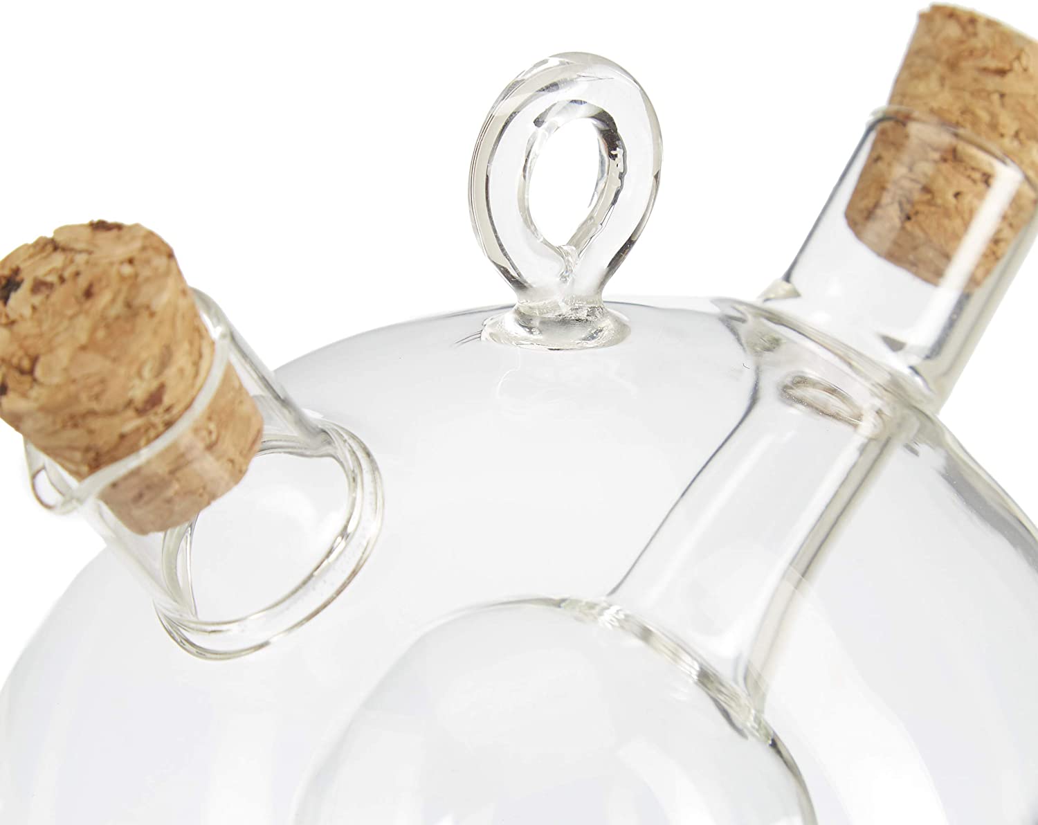 Relaxdays Γυάλινος Διανομέας για Λάδι και Ξύδι 2 σε 1 - Clear - 4052025276683