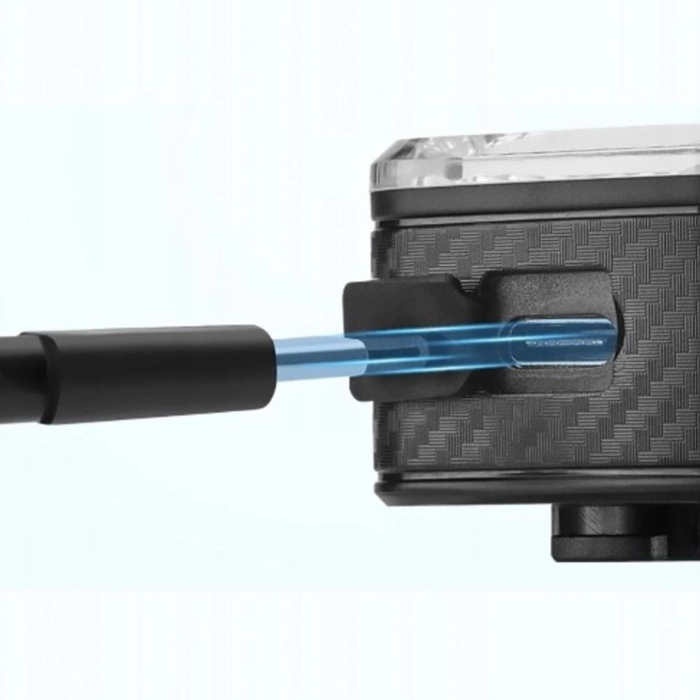 RockBros Q2S Επαναφορτιζόμενο Πίσω Κόκκινο Φως Ποδηλάτου LED με Αισθητήρα Φρένων - Black