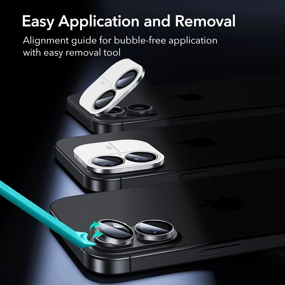 ESR iPhone 16 / iPhone 16 Plus / iPhone 17 Armorite - Αντιχαρακτικό Γυαλί για την Κάμερα - Clear