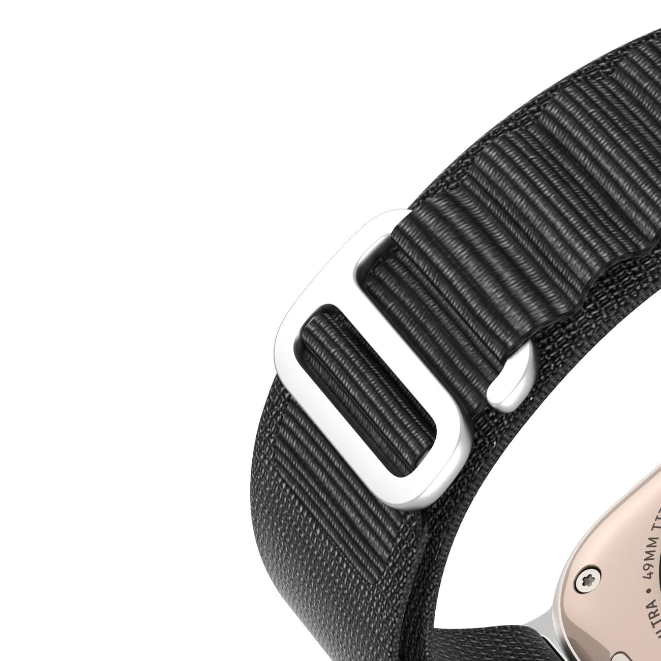 Dux Ducis Λουράκι Apple Watch 2 / 3 / 4 / 5 / 6 / 7 / 8 / 9 / SE / ULTRA 1 / ULTRA 2 - 42 / 44 / 45 / 49 mm GS Version Steel Buckle Sport Λουράκι από Νάυλον - Black