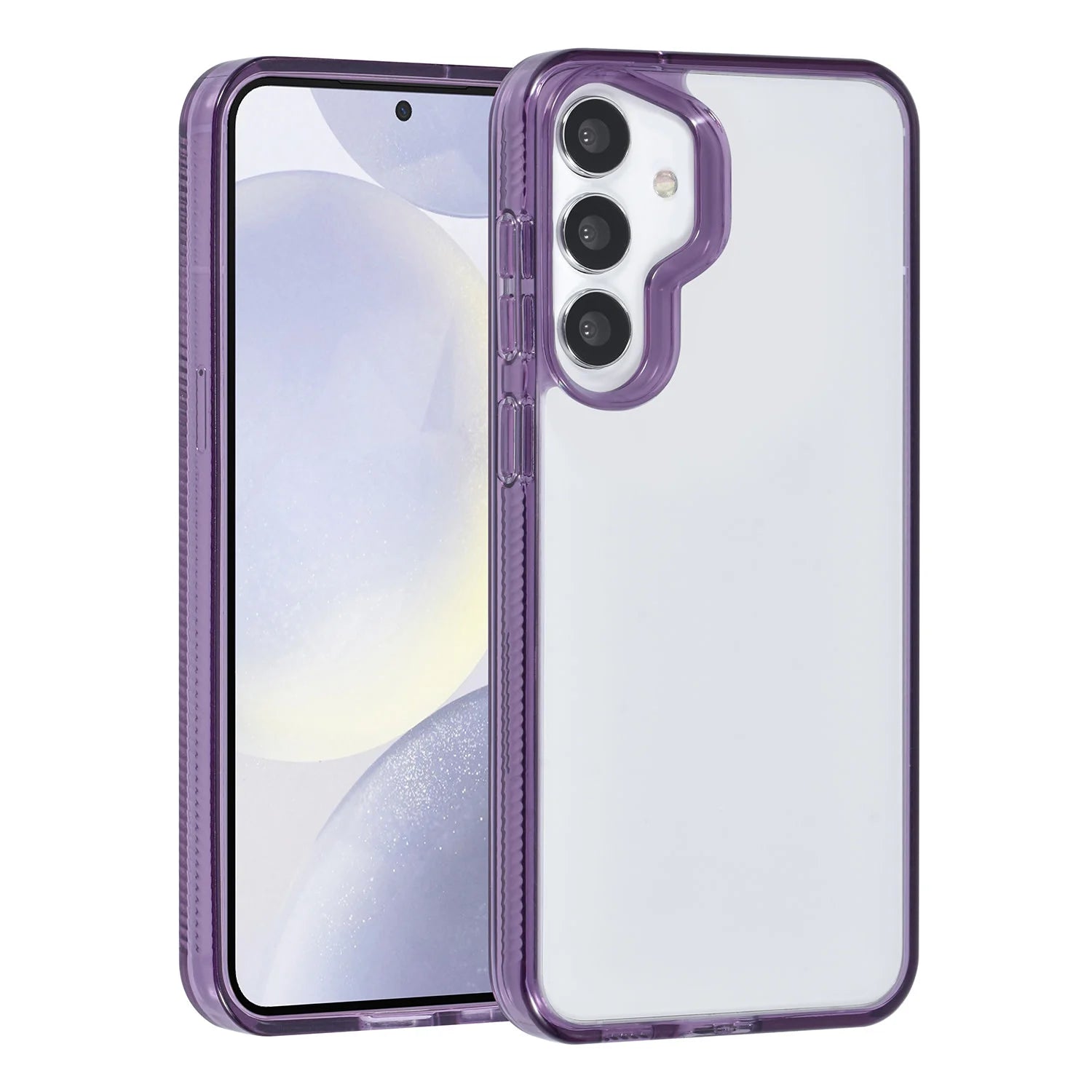 Tuniq Samsung Galaxy S24 Plus - Σκληρή Θήκη με Πλαίσιο Σιλικόνης - Purple