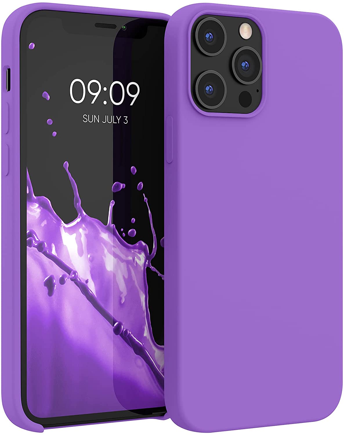 KW iPhone 12 Pro Max Θήκη Σιλικόνης Rubber TPU - Orchid Purple - 52644.221