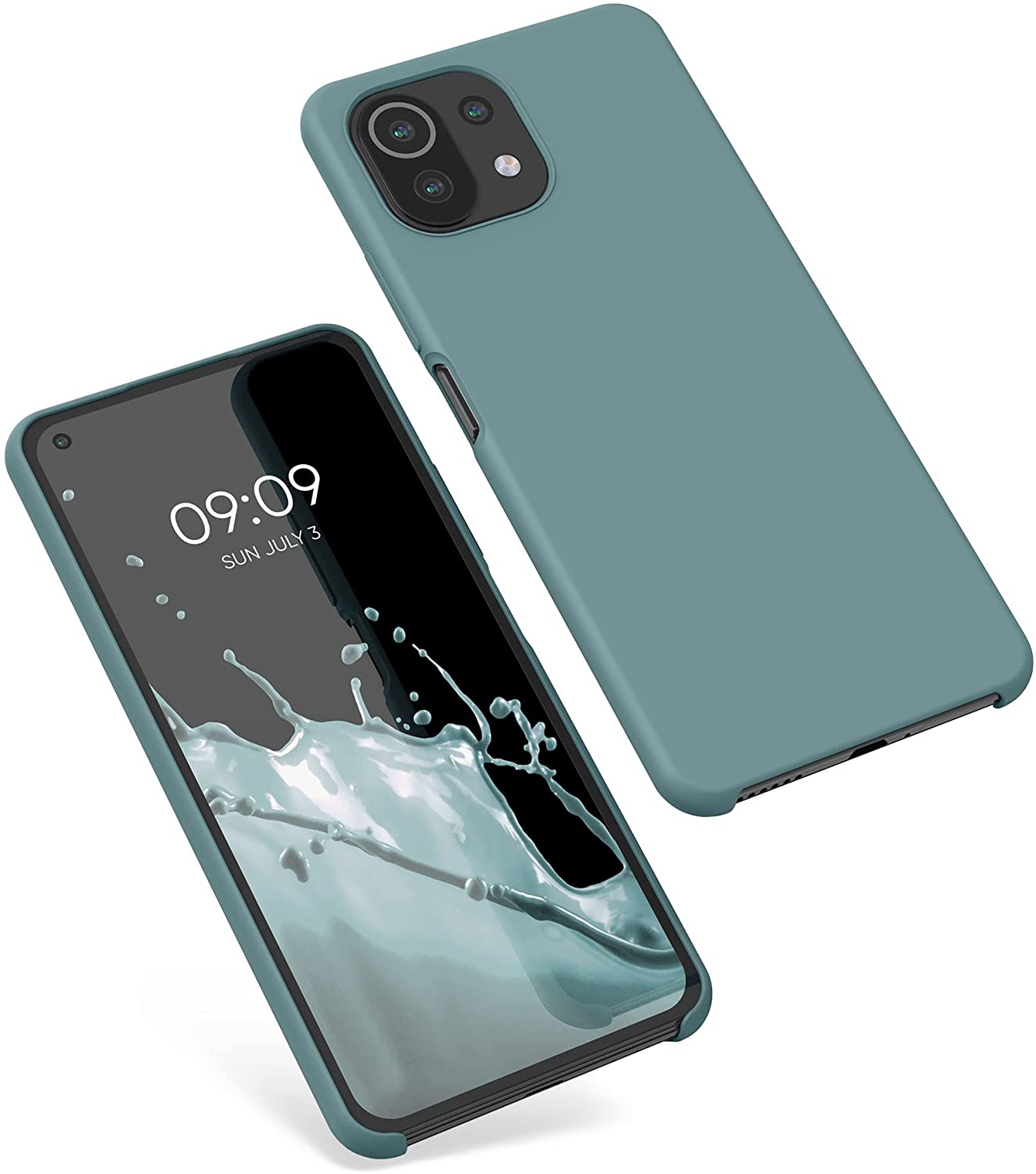 KW Xiaomi Mi 11 Lite / Mi 11 Lite 5G Θήκη Σιλικόνης Rubber TPU - Arctic Blue - 54730.207