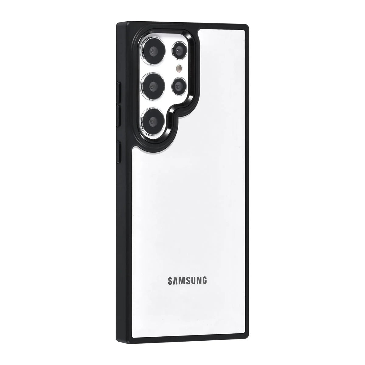 Tuniq Samsung Galaxy S24 Ultra - Σκληρή Θήκη με Πλαίσιο Σιλικόνης - Μαύρο / Διάφανο