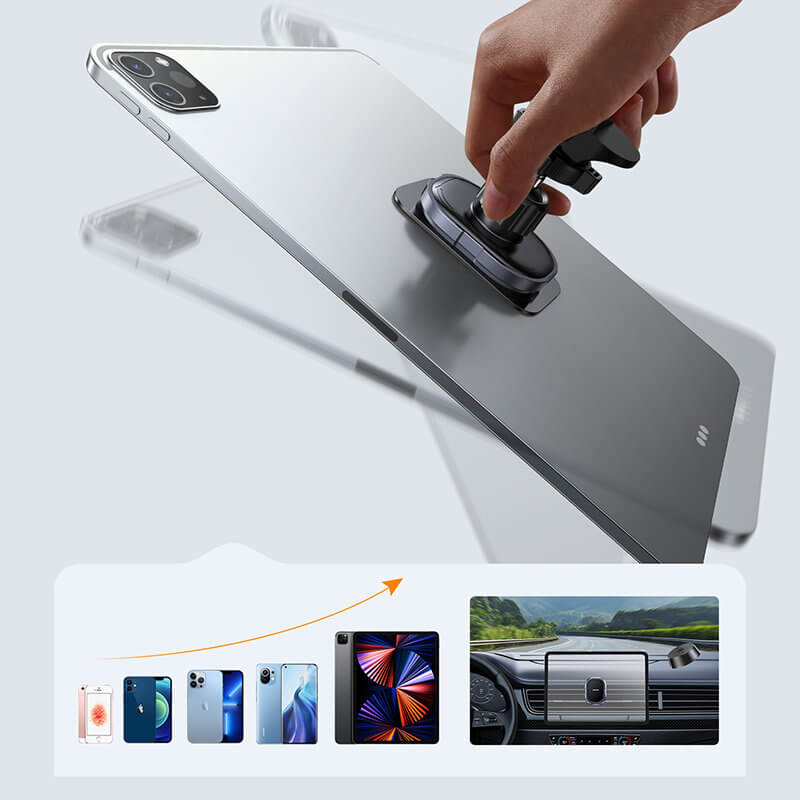 Joyroom Universal Μαγνητική Βάση Αυτοκινήτου Αεραγωγού - Grey - JR-ZS311