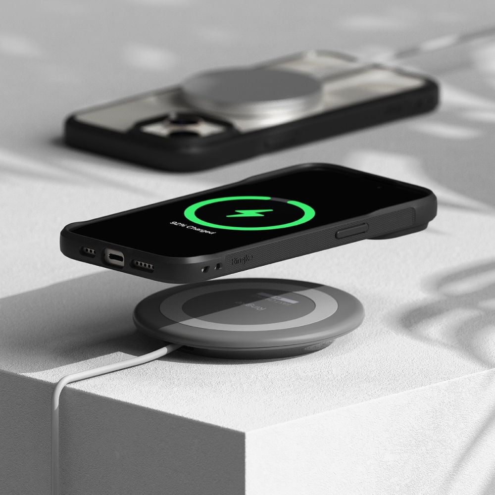 Ringke iPhone 15 Fusion Bold Σκληρή Θήκη με Πλαίσιο Σιλικόνης - Black / Διάφανη