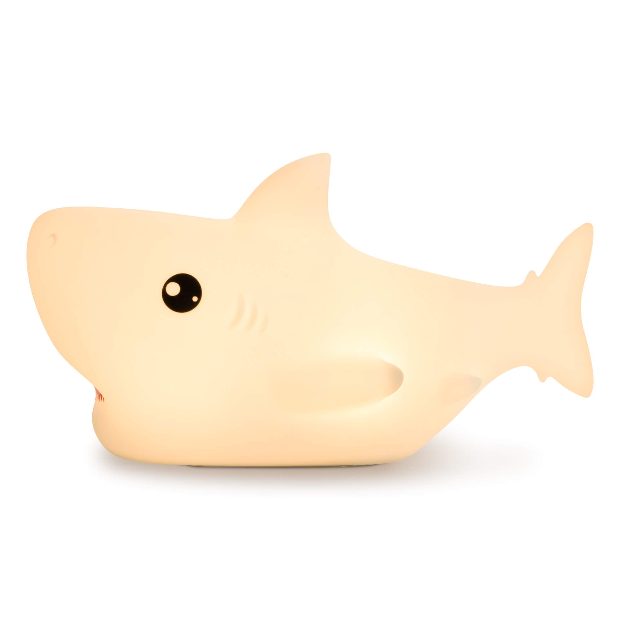 Navaris LED Night Light RGB - Παιδικό Νυχτερινό Φως με Αλλαγή Χρωμάτων - Design Shark - White - 55004.02.01