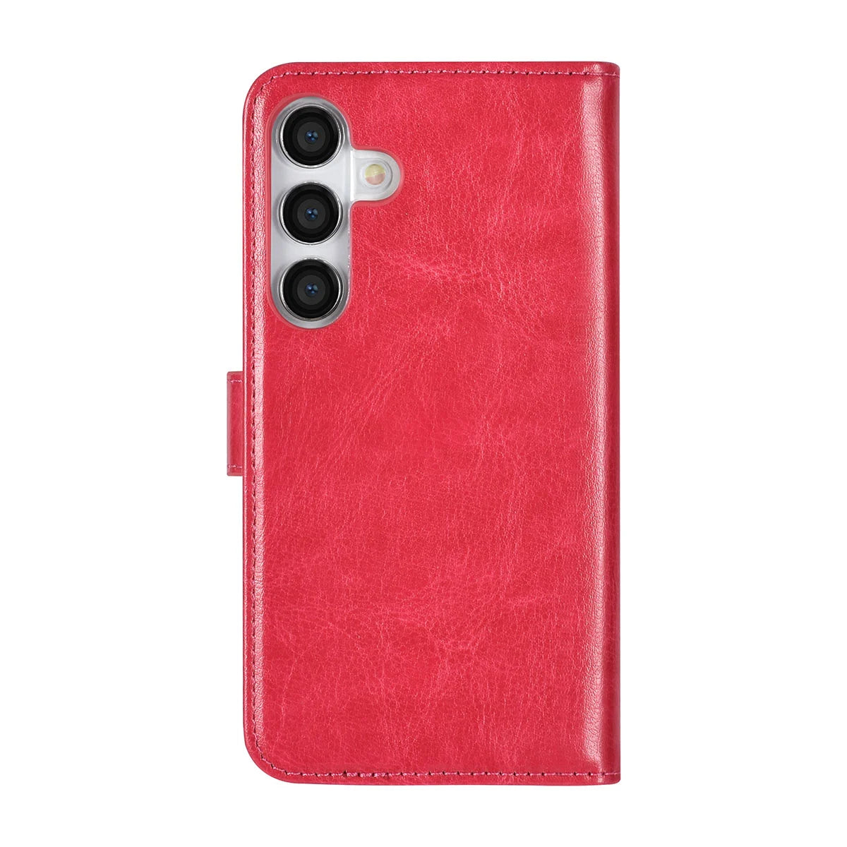 Tuniq Samsung Galaxy S24 - Θήκη Πορτοφόλι Stand από Δερματίνη - Hot Pink