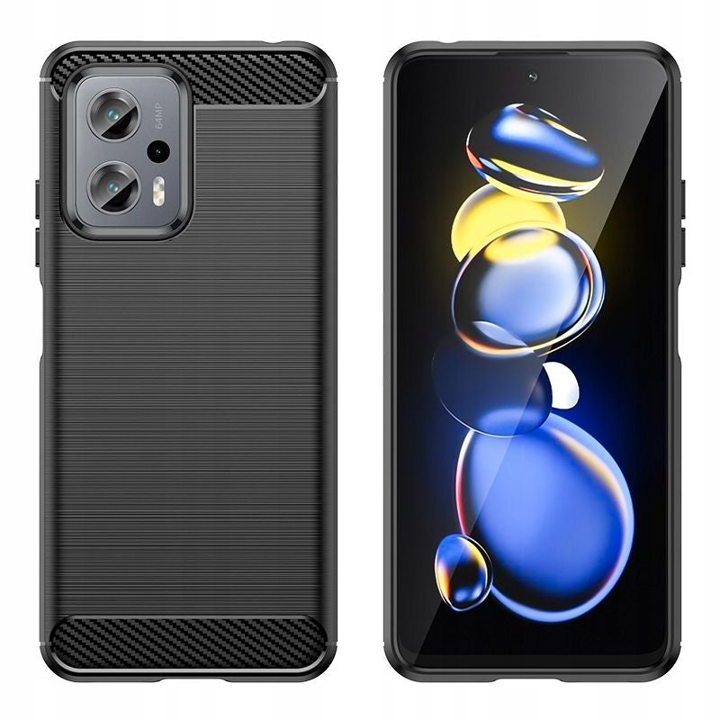 Tech-Protect Xiaomi Poco X4 GT Θήκη Rugged Carbon TPU - Black