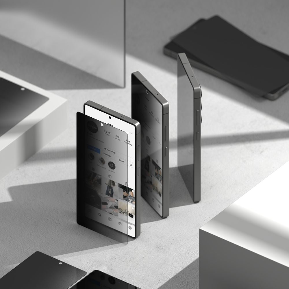 Ringke Samsung Galaxy S25 Ultra Easy Slide 2.5D 9H Privacy Αντιχαρακτικό Γυαλί Οθόνης - 2 Τεμάχια - Privacy