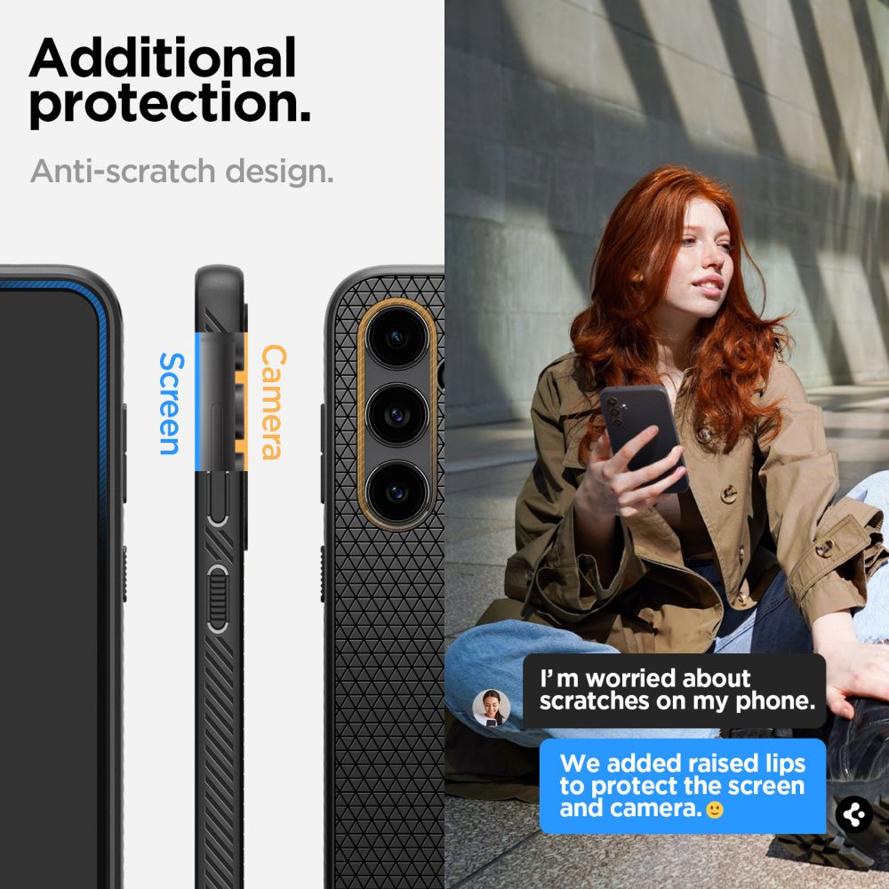 Spigen Samsung Galaxy S23 FE - Liquid Air Θήκη Σιλικόνης - Abyss Green