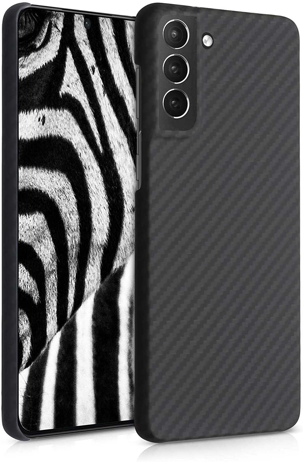 Kalibri Samsung Galaxy S21 Plus Σκληρή Θήκη Aramid Fiber Body Armor - Black Matte - 54071.47