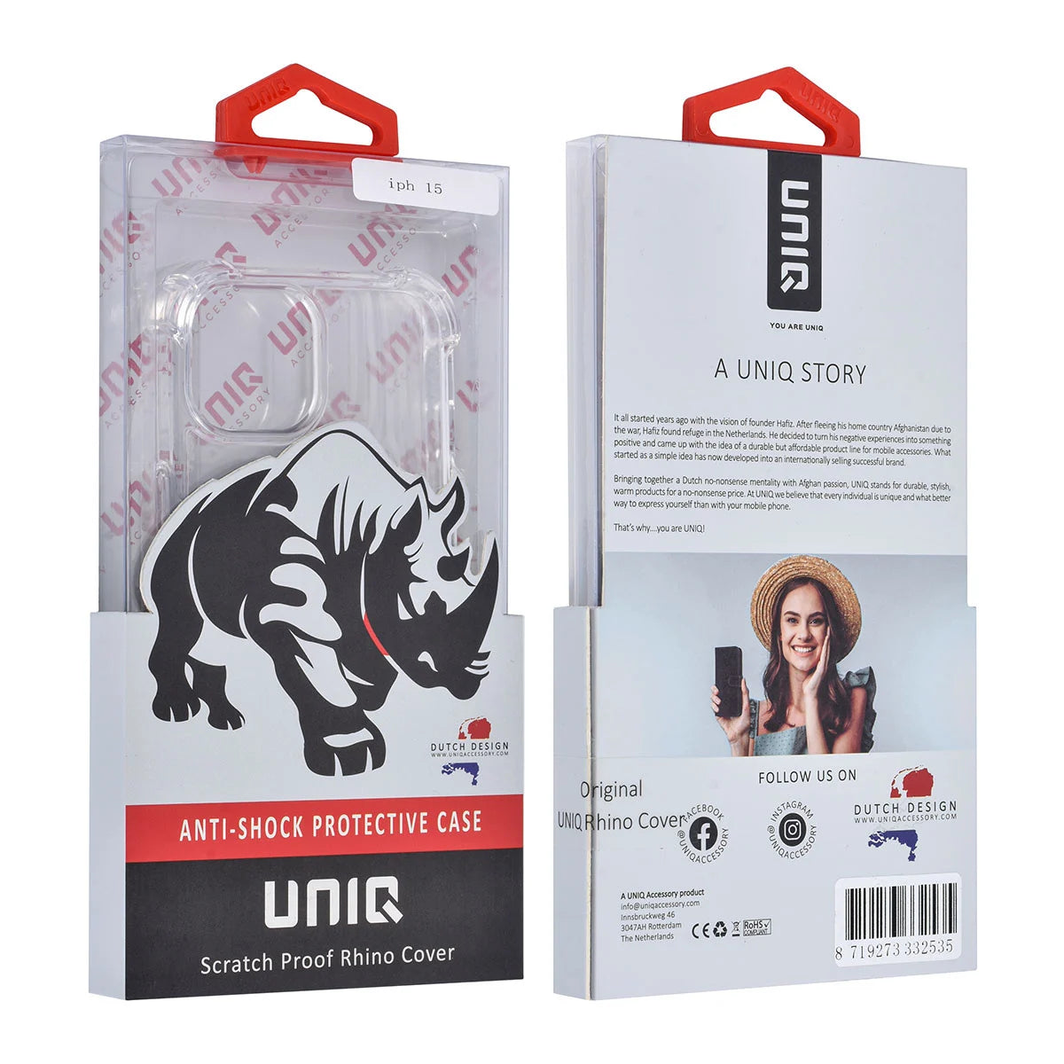 Tuniq iPhone 15 Θήκη Σιλικόνης με Ενισχυμένες Γωνίες - Διάφανη