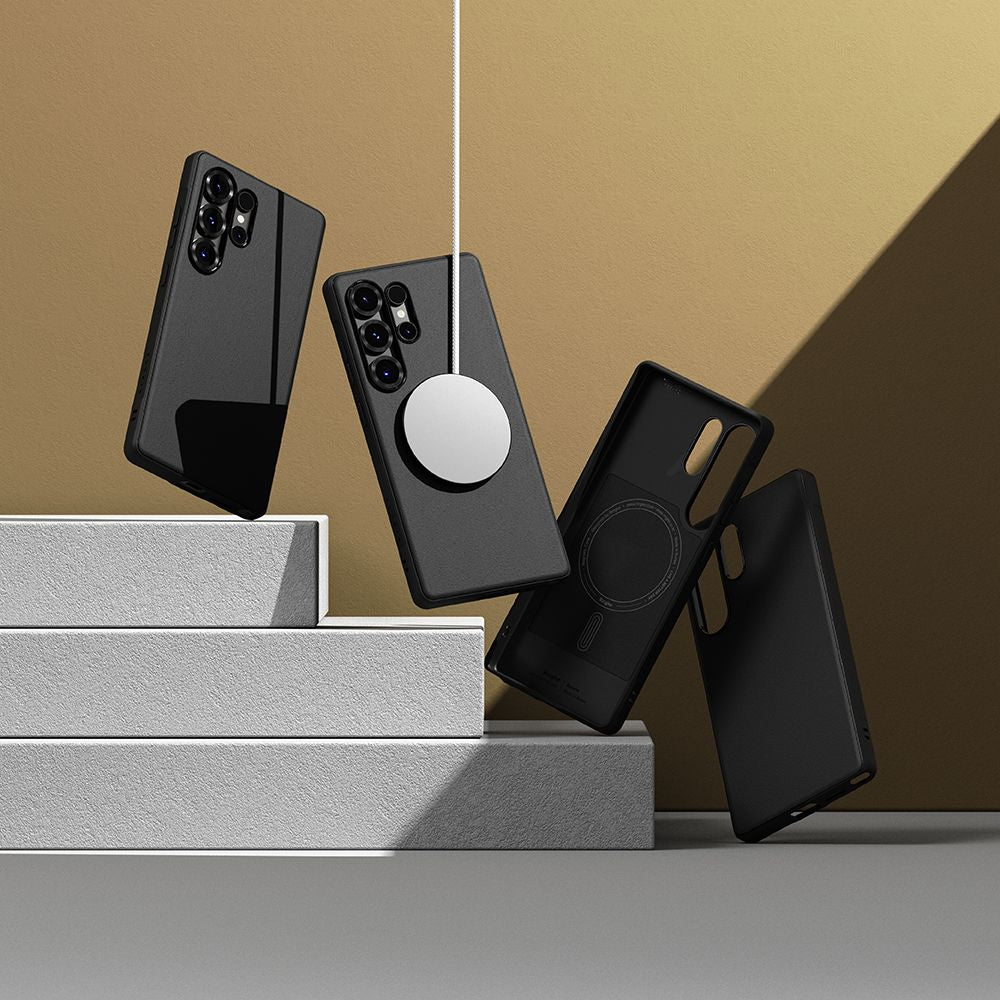 Ringke Samsung Galaxy S25 Ultra Onyx Magnetic Θήκη Σιλικόνης με MagSafe - Black