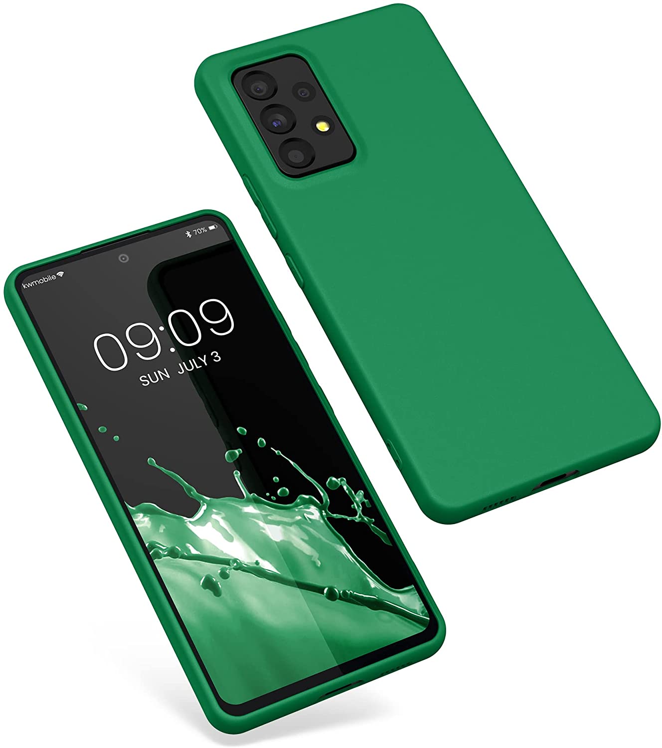 KW Samsung Galaxy A53 5G Θήκη Σιλικόνης TPU - Pixie Green - 57808.227