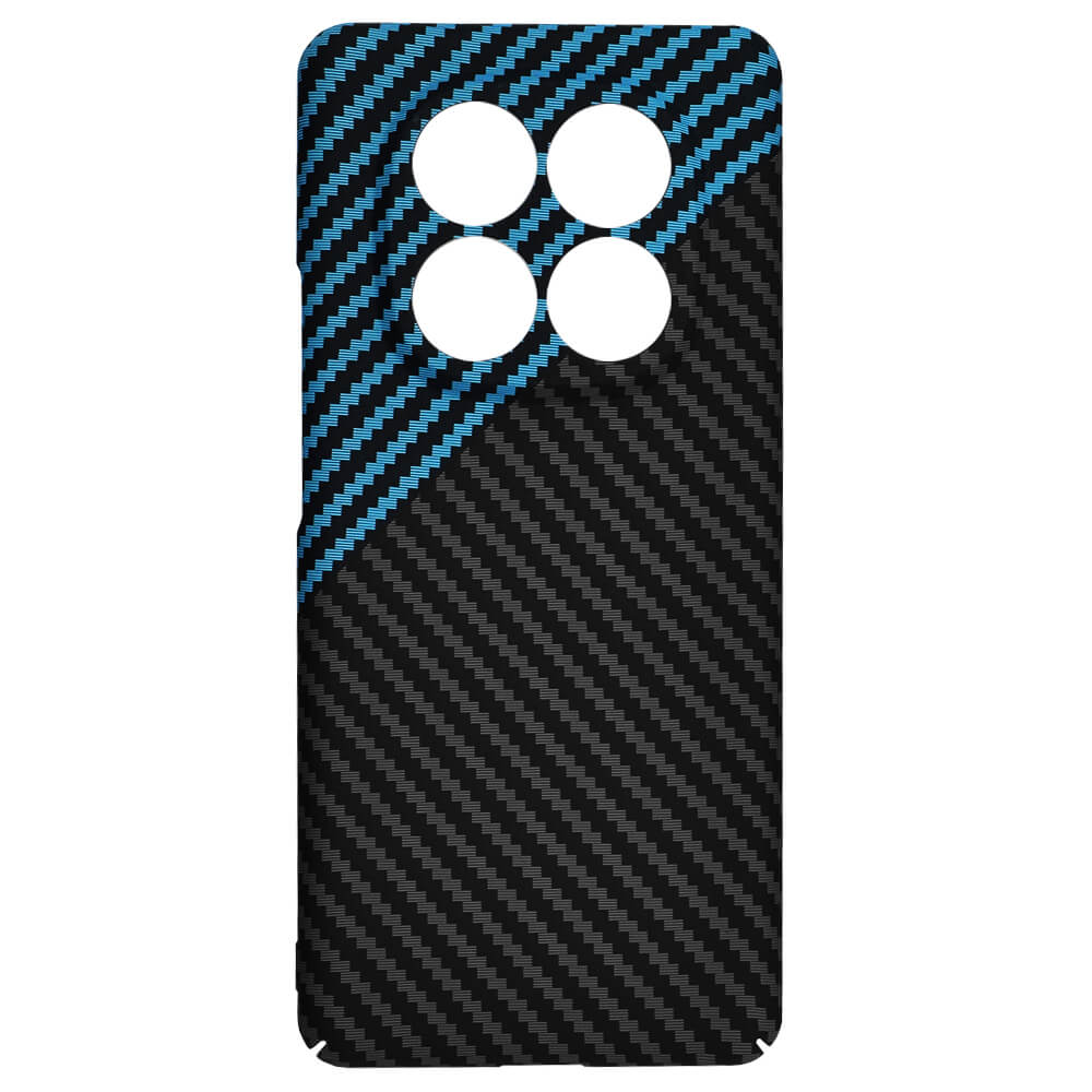 Techsuit Xiaomi Redmi Note 14 Pro 5G / Poco X7 Σκληρή Θήκη Carbonite FiberShell - Blue Pulse