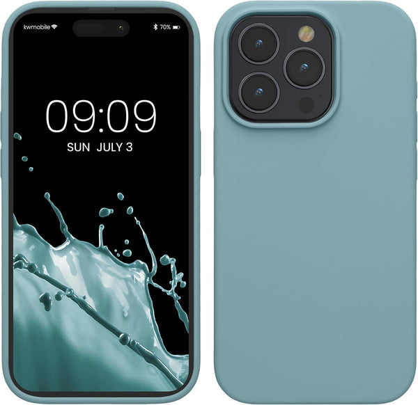 KW iPhone 15 Pro Max Θήκη Σιλικόνης Rubberized TPU - Antique Stone