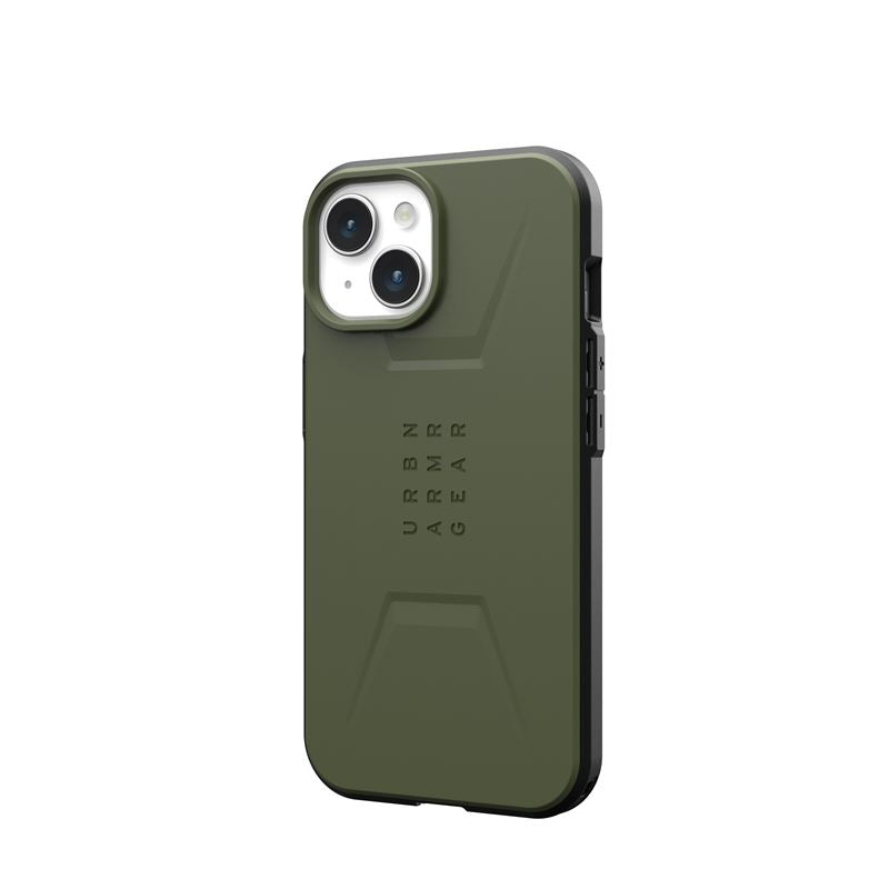 UAG iPhone 15 Civilian MagSafe Σκληρή Θήκη με MagSafe - Olive Drab