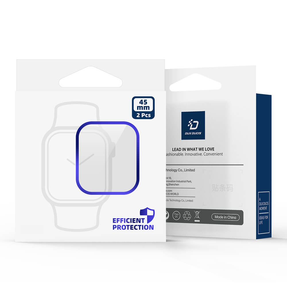 Dux Ducis Προστασία Οθόνης Apple Watch 10/11 - 42mm - Pmma Screen Protector Series Αντιχαρακτικό Γυαλί Οθόνης - 2 Τεμάχια - Black