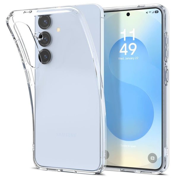 Spigen Samsung Galaxy S25 Liquid Crystal Θήκη Σιλικόνης - Crystal Clear