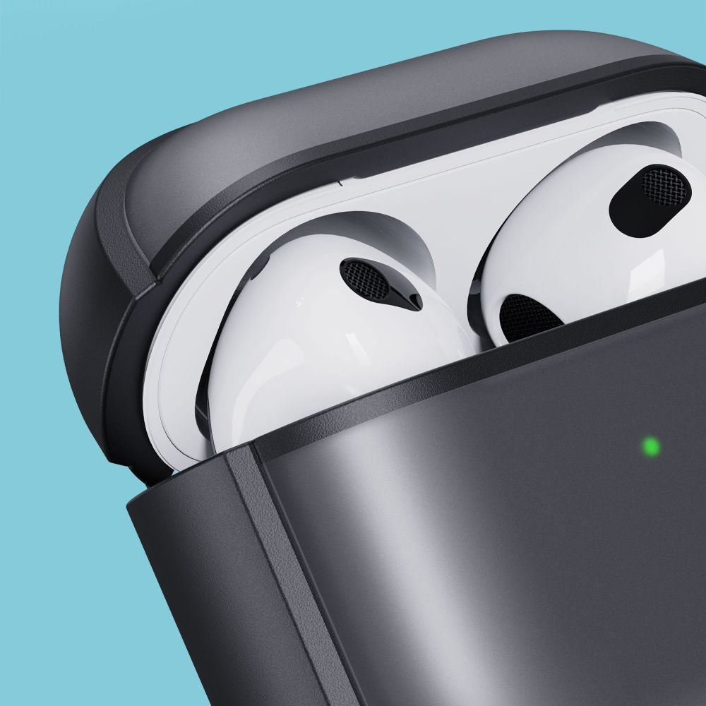 Tech-Protect AirPods 4 - Θήκη από Σκληρό Πλαστικό και Σιλικόνη - MagMat - Black