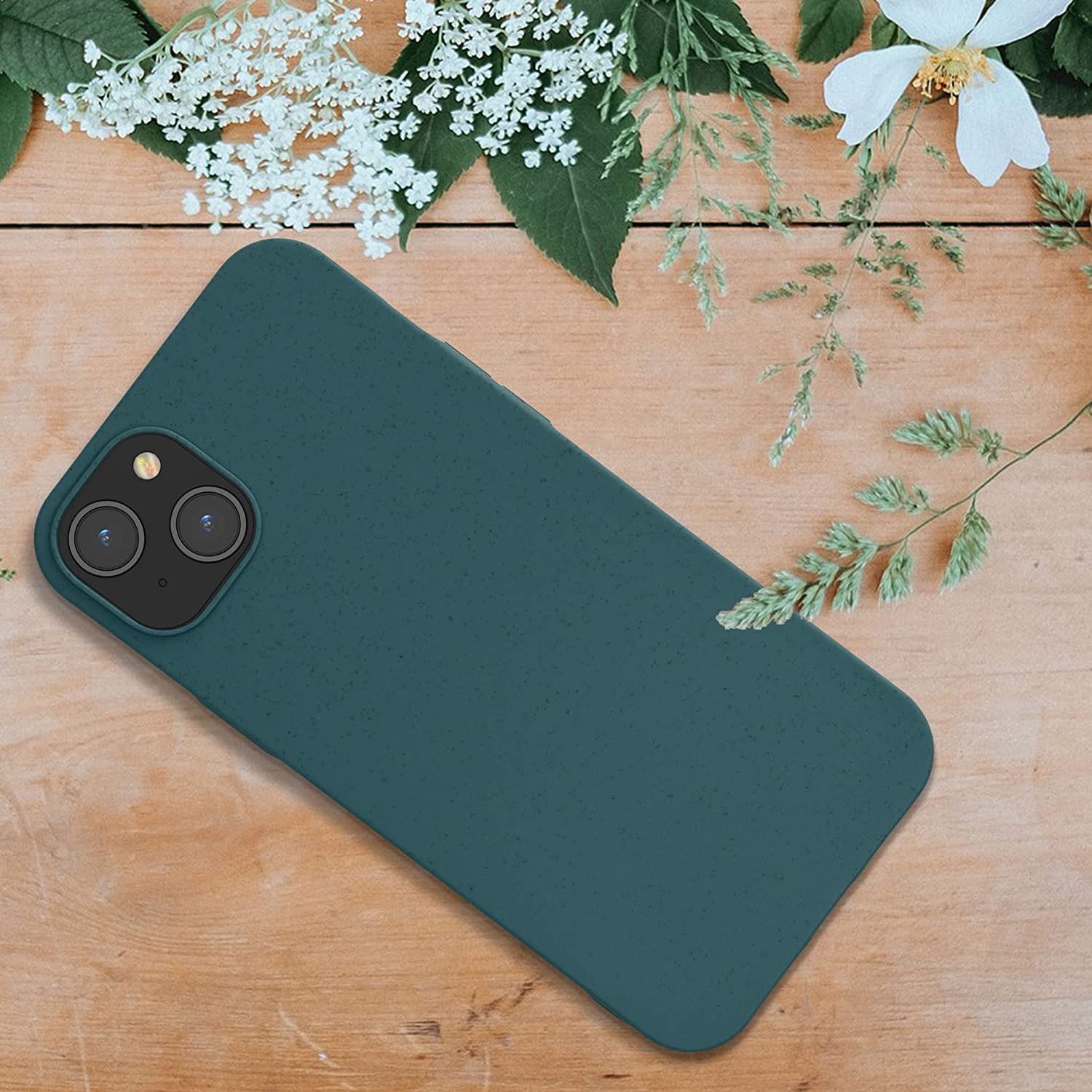 Kalibri iPhone 14 Plus Θήκη Σιλικόνης TPU με Ανακυκλώσιμο και Βιοδιασπώμενο Υλικό - Matte Petrol - 59218.57