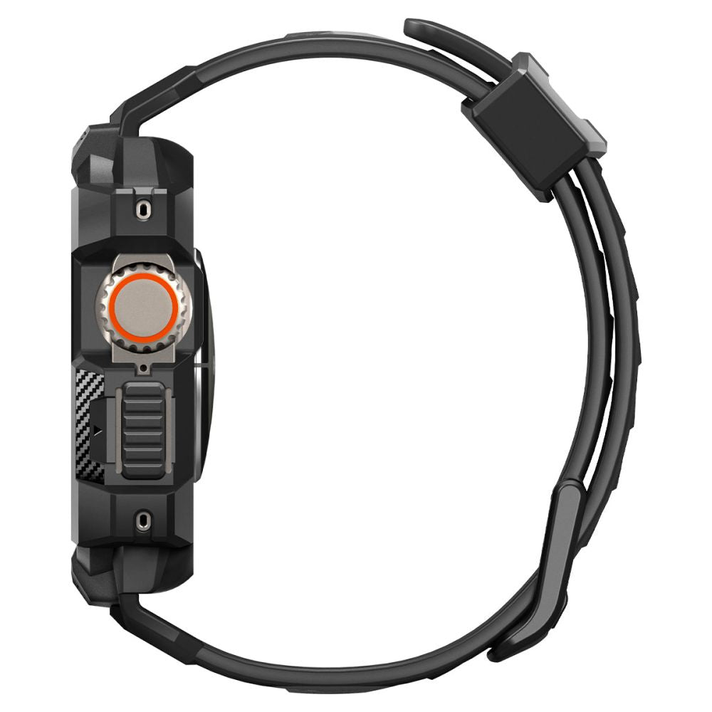Spigen Λουράκι Apple Watch Ultra (1/2/3) - 49mm Rugged Armor Pro - Black